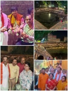 लखीमपुर खीरी6नवम्बर25*देव दीपावली के अवसर पर रामनगर मोहल्ले के रघु मंदिर परिसर में भव्य दीपोत्सव का आयोजन हुआ