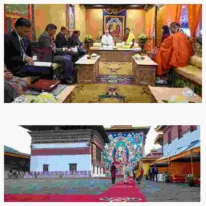 🛑भूटान के राजा, महामहिम जिग्मे खेसर नामग्याल वांगचुक के साथ बहुत अच्छी बैठक हुई।