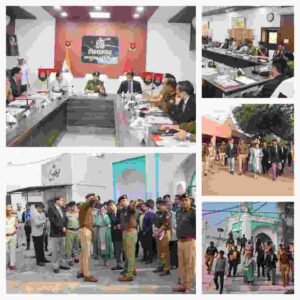 मथुरा 11 नवंबर 25 "सुरक्षा के दृष्टिगत से कृष्ण जन्मभूमि एवं आसपास भ्रमण/निरीक्षण*