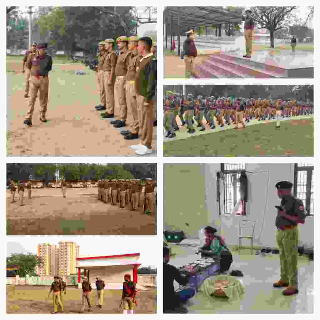 बाँदा 11नवम्बर 25**अपर पुलिस अधीक्षक बांदा द्वारा साप्ताहिक मंगलवार परेड की ली गई सलामी व परेड का निरीक्षण बाँदा 11नवम्बर 25**अपर पुलिस अधीक्षक बांदा द्वारा साप्ताहिक मंगलवार परेड की ली गई सलामी व परेड का निरीक्षण