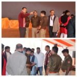 मथुरा 15 नवंबर 25 * चार धाम मंदिर के पास सनातन एकता यात्रा को लेकर सुरक्षा व्यवस्था का निरीक्षण किया गया *