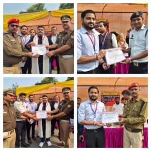 लखनऊ20/11/2025*यातायात माह के मद्देनजर चलाया जा रहा जागरूकता अभियान