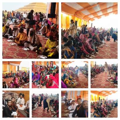 Banda20/11/25*ग्राम मवई बुजुर्ग में 51 कुण्डीय हवन पूजन एवं दिव्य श्री राम कथा का भव्य समापन व विशाल भंडारे का आयोजन किया गया 