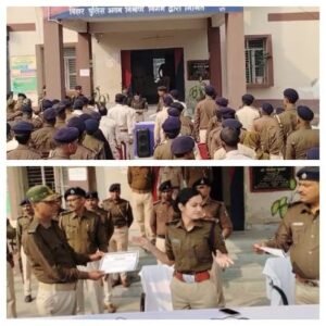 पूर्णिया बिहार24नवंबर25* पूर्णिया पुलिस अधीक्षक की पहल, चौकीदार दफेदार को प्रशस्ति दिया गया,