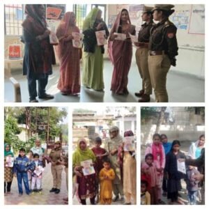 मथुरा 25 नवंबर 25* मिशन शक्ति फेज 5.0 के तहत महिला थाना, मांट ,शेरगढ़, सदर बाजार के तहत महिलाओं एवं बालिकाओं को किया गया जागरूक।*