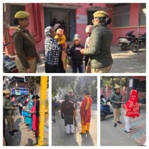 सहारनपुर 26/11/25*मिशन शक्ति फेज-5.0 के तहत महिला सुरक्षा एवं साइबर जागरूकता – थाना जनकपुरी पुलिस का जागरूकता अभियान ✨🚔*