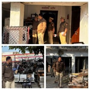 मथुरा 28 नवंबर 25* वरिष्ठ पुलिस अधीक्षक द्वारा पुलिस लाइन का निरीक्षण *