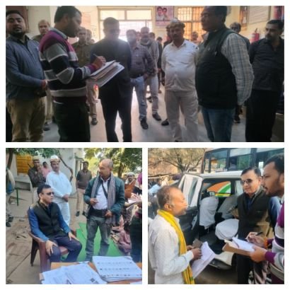 बाँदा 29/11/25*आयुक्त ने बबेरू में विशेष प्रगाढ़ पुनरीक्षण (SIR) कार्यों का किया निरीक्षण, प्रगति तेज करने के दिए निर्देश