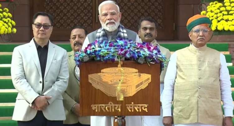 नई दिल्ली 1/12/25*पीएम नरेंद्र मोदी बोले - भारत ने यह सिद्ध कर दिया है कि डेमोक्रेसी कैन डिलीवर (Democracy can deliver)*