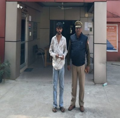 मथुरा 1 दिसंबर 25*थाना राया पुलिस द्वारा एक अभियुक्त को किया गिरफ्तार, कब्जे से एक नाजायज चाकू बरामद ।*