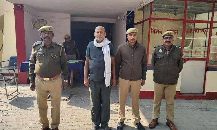 बाँदा 6दिसम्बर 25*थाना तिन्दवारी पुलिस द्वारा मुख्य पेशेवर फर्जी जमानदार को किया गया गिरफ्तार