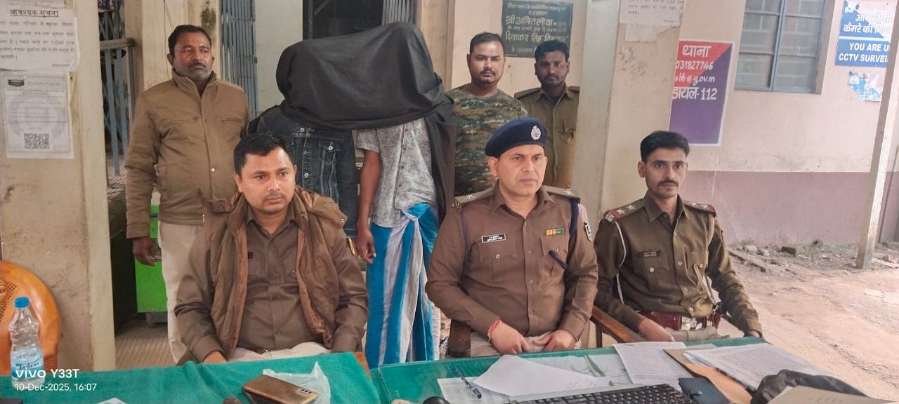 पूर्णिया बिहार 10 दिसंबर 25*रौटा थाना के द्वारा त्वरित कार्रवाई करते हुए हत्या के दो मुख्य आरोपी को किया गया गिरफ्तार