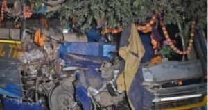 अजमेर 16दिसम्बर25*बस-ट्रक की टक्कर में चार की मौत, संत कबीर नगर से अजमेर जा रही थी गाड़ी; बस्ती में भीषण सड़क हादसा*....