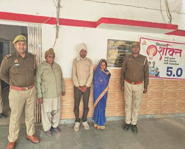 मथुरा18दिसंबर25* नाबालिग लड़की को बहला फुसलाकर ले जाने वाले वांछित एक अभियुक्त व अभियुक्ता को किया गया गिरफ्तार ।* मथुरा18दिसंबर25* नाबालिग लड़की को बहला फुसलाकर ले जाने वाले वांछित एक अभियुक्त व अभियुक्ता को किया गया गिरफ्तार ।*