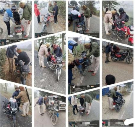 पूर्णिया बिहार 22 दिसंबर 25*पूर्णिया पुलिस ने बैंकों की सुरक्षा के लिए चलाया अभियान