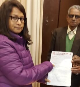 हरिद्वार22दिसम्बर25* मनरेगा को यथावत रखने के विषयक महामहिम राष्ट्रपति को सम्बोधित सिटी मजिस्ट्रेट को ज्ञापन सौंपा 