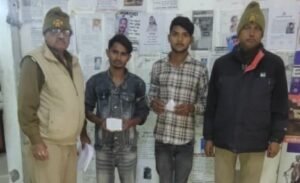 मथुरा 22 दिसंबर 25* 02 अभियुक्तगण को चोरी की 01 मोटर साइकिल सहित किया गया गिरफ्तार ।*