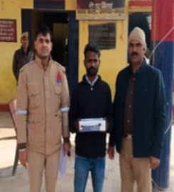 मथुरा 30 दिसंबर 25* एक अभियुक्त को किया गिरफ्तार, कब्जे से एक अवैध तमंचा व कारतूस बरामद ।*