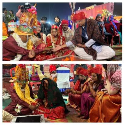 पूर्णिया बिहार 2 दिसंबर25**पूर्णिया में सामाजिक सरोकार का नया अध्याय: 11 बेटियों का सामूहिक विवाह पूर्णिया बिहार 2 दिसंबर25**पूर्णिया में सामाजिक सरोकार का नया अध्याय: 11 बेटियों का सामूहिक विवाह