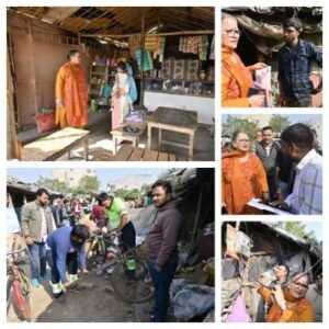 लखनऊ 4दिसम्बर 25*उत्तर प्रदेश की राजधानी लखनऊ में अवैध बांग्लादेशी और रोहिंग्या के खिलाफ महापौर सुश्मा खर्क्वाल का कड़ा एक्शन