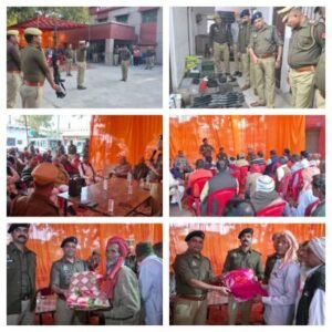 मथुरा 10 दिसम्बर 25*सुरेश चंद्र रावत अपर पुलिस अधीक्षक ग्रामीण मथुरा द्वारा थाना राया का वार्षिक निरीक्षण किया गया