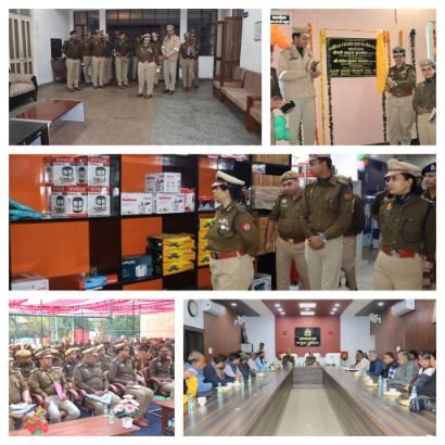 मथुरा 23 दिसंबर 25* अपर पुलिस महानिदेशक (ADG) आगरा जोन, श्रीमती अनुपम कुलश्रेष्ठ द्वारा किए गए निरीक्षण :*