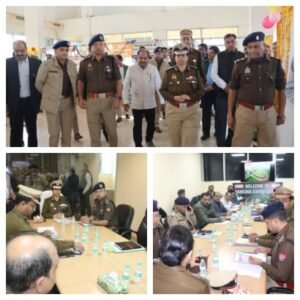 मथुरा 24 दिसंबर 25*अपर पुलिस महानिदेशक आगरा दिल्ली हाईवे पर हुए हादसे पर मांट टोल प्लाजा पर की गई गोष्टी*
