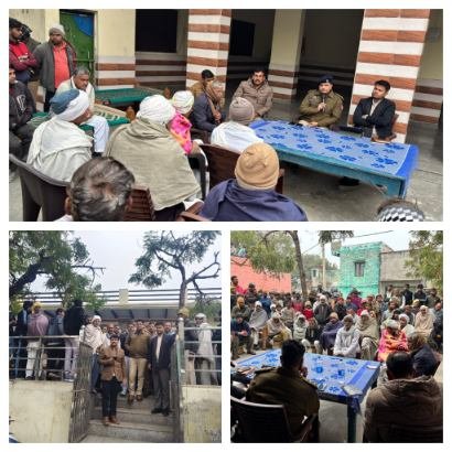 मथुरा 29 दिसंबर 25*आगामी पंचायत चुनाव 2026 के सम्बन्ध में ग्राम पैगांव (थाना शेरगढ़) मथुरा में एक सरकारी चौपाल आयोजित की गयी जिसके मुख्य बिन्दू निम्नलिखित हैः-*