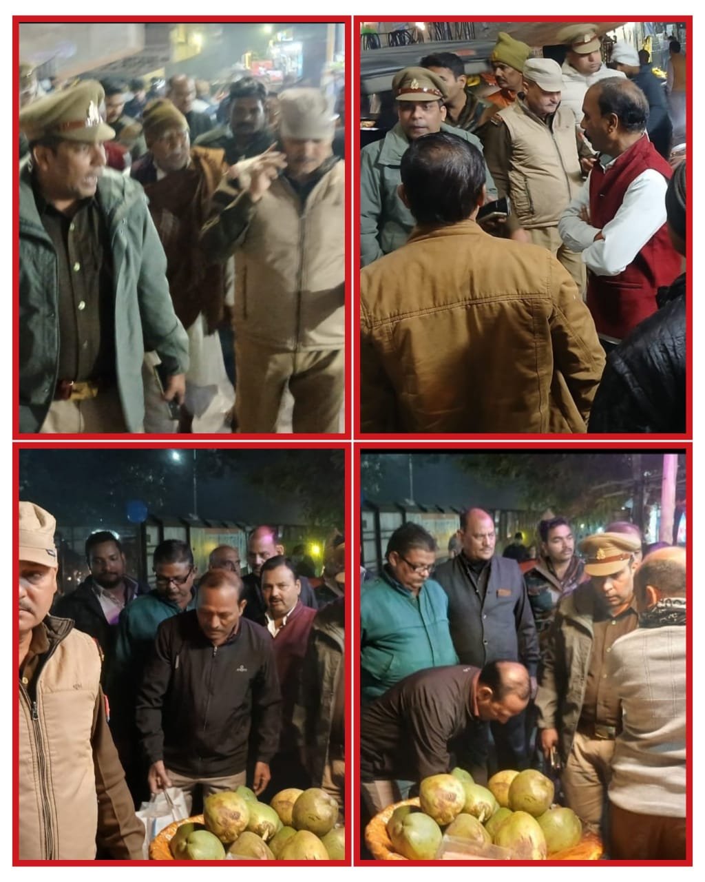 कानपूर १२ सितम्बर २५ पनकी पुलिस ने गस्त कर व्यापारियों को अतिक्रमण न करने की दी हिदायत