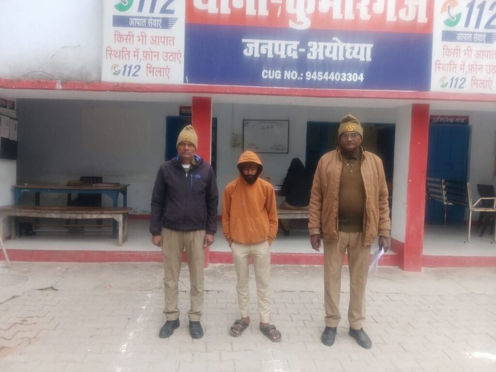 अयोध्या २० दिसंबर २५ * सोशल मीडिया पर देश विरोधी पोस्ट पर कार्रवाई पुलिस ने युवक को किया गिरफ्तार भेजा जेल।