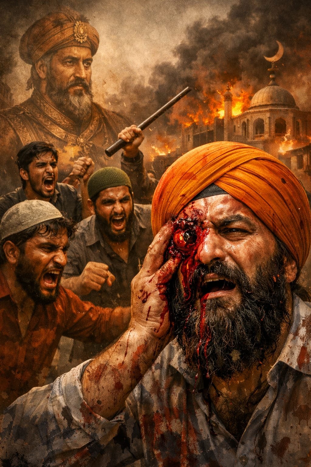 बिजनौर २७ दिसंबर २५ * विदेशी क्रूर आक्रांता औरंगज़ेब और आंख फोड़वा गैंग ?