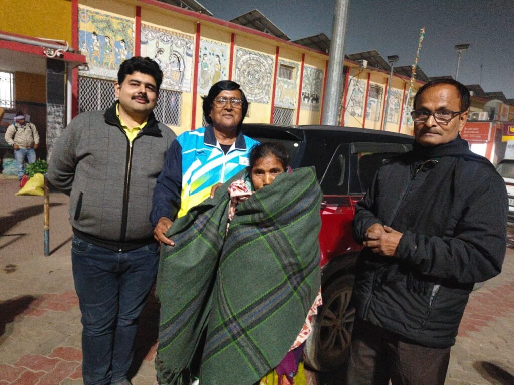 पूर्णिया बिहार 27  दिसंबर 25*कड़ाके की ठंड में जरूरतमंदों को मिली राहत: 60 कम्बल वितरित