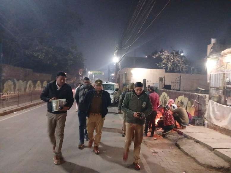 मथुरा 5 जनवरी 26* वृंदावन परिक्रमा मार्ग में सुरक्षा के दृष्टिकोण पैदल गस्त*