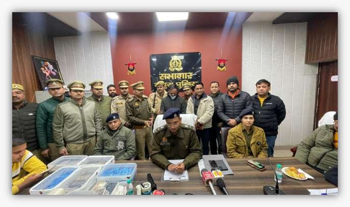 मथुरा 6 जनवरी26*व्यवसायी की हत्या सहित लूट की घटना करने वाले एक अभियुक्त को किया गिरफ्तार ।*