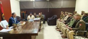 कानपुर12जनवरी26*डीसीपी पश्चिम की अपराध गोष्ठी, सख्त पुलिसिंग के निर्देश*