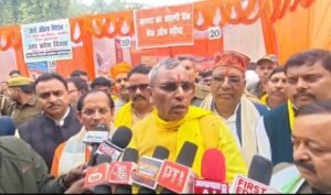 सुल्तानपुर २४ जनवरी २६*कैबिनेट मंत्री एवं पंचायती राज मंत्री ओम प्रकाश राजभर ने शंकराचार्य अविमुक्तेश्वरानंद को कड़ी नसीहत दी।