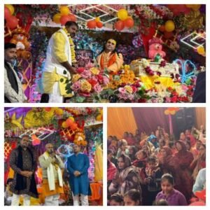 कानपुर नगर 01जनवरी 26*विधायक और प्रांत बौद्धिक प्रमुख श्रीमद भागवत कथा में शामिल हुए