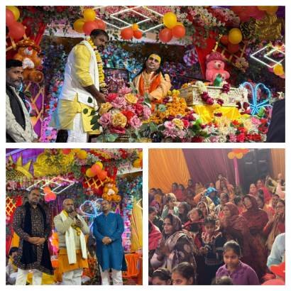 कानपुर नगर 01जनवरी 26*विधायक और प्रांत बौद्धिक प्रमुख श्रीमद भागवत कथा में शामिल हुए