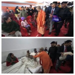 वाराणसी3जनवरी 25*मुख्यमंत्री ने शीतलहर में ठिठुरते गरीब, असहायों को कंबल एवं भोजन देकर राहत पहुंचाई