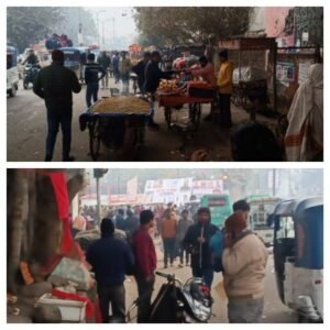 लखनऊ 6जनवरी 26*थाना चौक क्षेत्र में लगी अवैध दुकानें स्थानीय पुलिस और नगर निगम की मिली भगत से लगी अवैध दुकानें।*