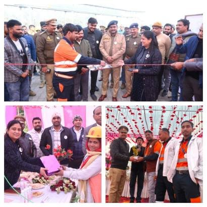 कानपुर नगर9जनवरी26*शिविर लगाकर राष्ट्रीय सड़क सुरक्षा नियम बताकर राहगीरों को जागरूक किया