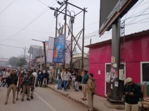 मथुरा 1 जनवरी 26*पुलिस अधीक्षक नगर द्वारा वृंदावन क्षेत्र का निरीक्षण*