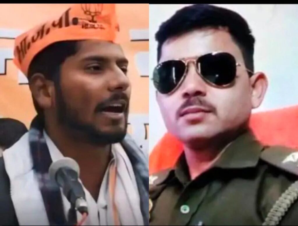 वाराणसी २ जनवरी २६ * वाराणसी में पार्षद बेटे ने दरोगा को सरेराह जड़ा थप्पड़...थाने पर हंगामा। ..