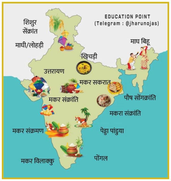 उत्तर प्रदेश 14 जनवरी 26 * त्‍यौहार एक , नाम अनेक, अलग-अलग राज्यों में किस नाम से मनाई जाती है मकर संक्रांति?..