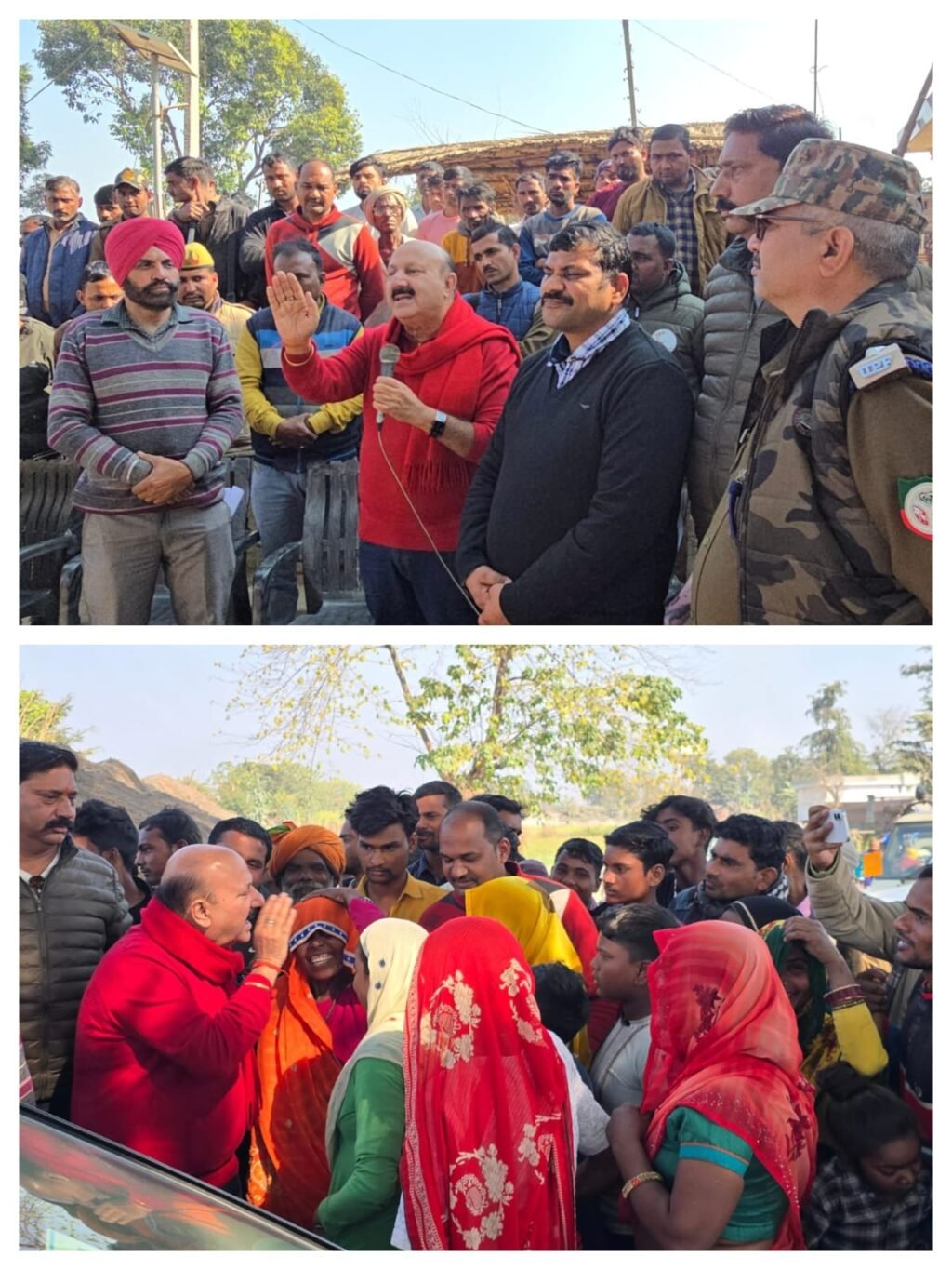 लखीमपुर खीरी 18 जनवरी 26 *  वन विभाग और ग्रामीणों में टकराव की आशंका। ..