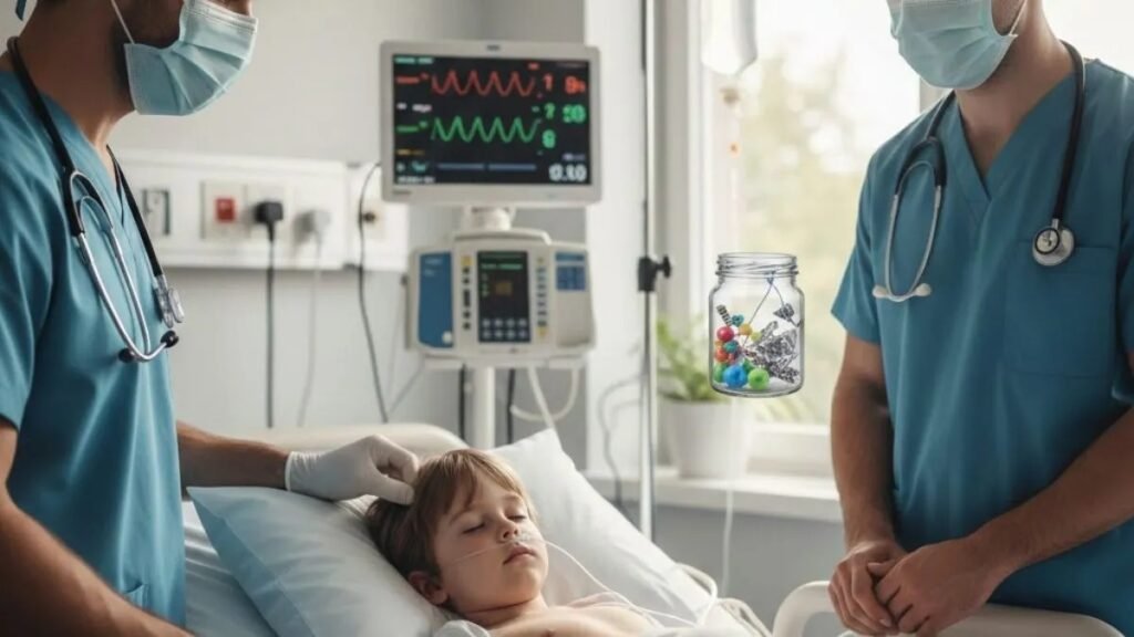 फरीदाबाद 18 जनवरी 26 * दो बच्चों के फेफड़ों से मूंगफली सफलतापूर्वक निकाली। ..