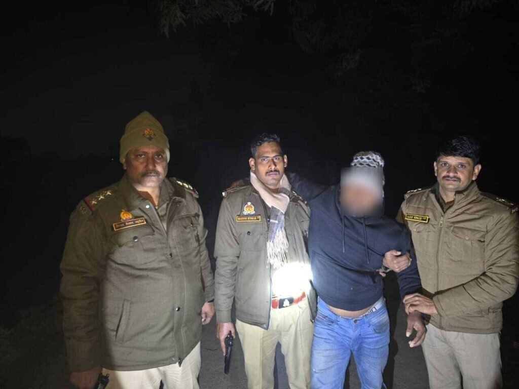 बुलंदशहर 19 जनवरी 26 * चोरी की घटना में शातिर बदमाश के साथ थाना स्याना पुलिस की हुई मुठभेड़