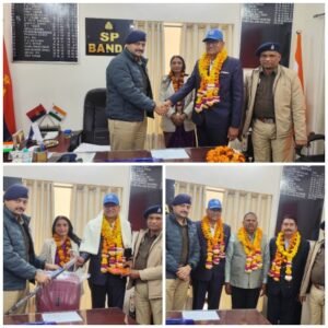 बाँदा३१जनवरी२६*अधिवर्षता की आयु पूर्ण कर सेवानिवृत हुए जनपद के 01 निरीक्षक, 01 उपनिरीक्षक व 01 मुख्य आरक्षी चालक