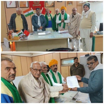 नई दिल्ली १७ जनवरी २६ * श्री नरेंद्र मोदी जी, माननीय प्रधानमंत्री, को सम्बोधित, श्रीमान उप संभागीय न्यायाधीश डीसी कार्यालय, कंझावला, दिल्ली-110081 को किसानो की ज्वलंत समस्याओ का एक ज्ञापन सौंपा