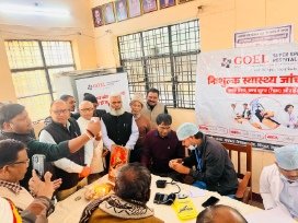 अयोध्या6फरवरी26*145 अधिवक्ताओं की निशुल्क शुगर,बीपी, ईसीजी की हुई जांच